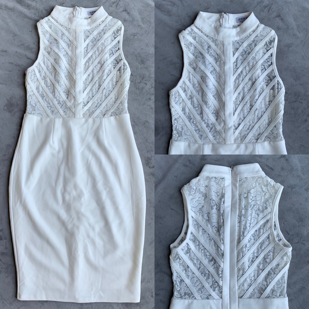 Fashionnova White midi dress - Picture 2 of 2